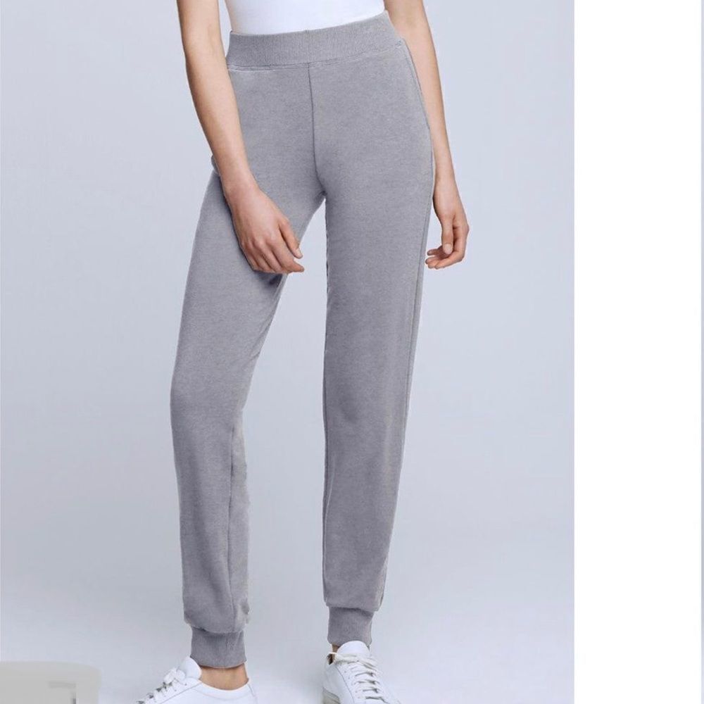 NWT L'AGENCE The Moss Jogger Pant - Heather Gray, Size XL